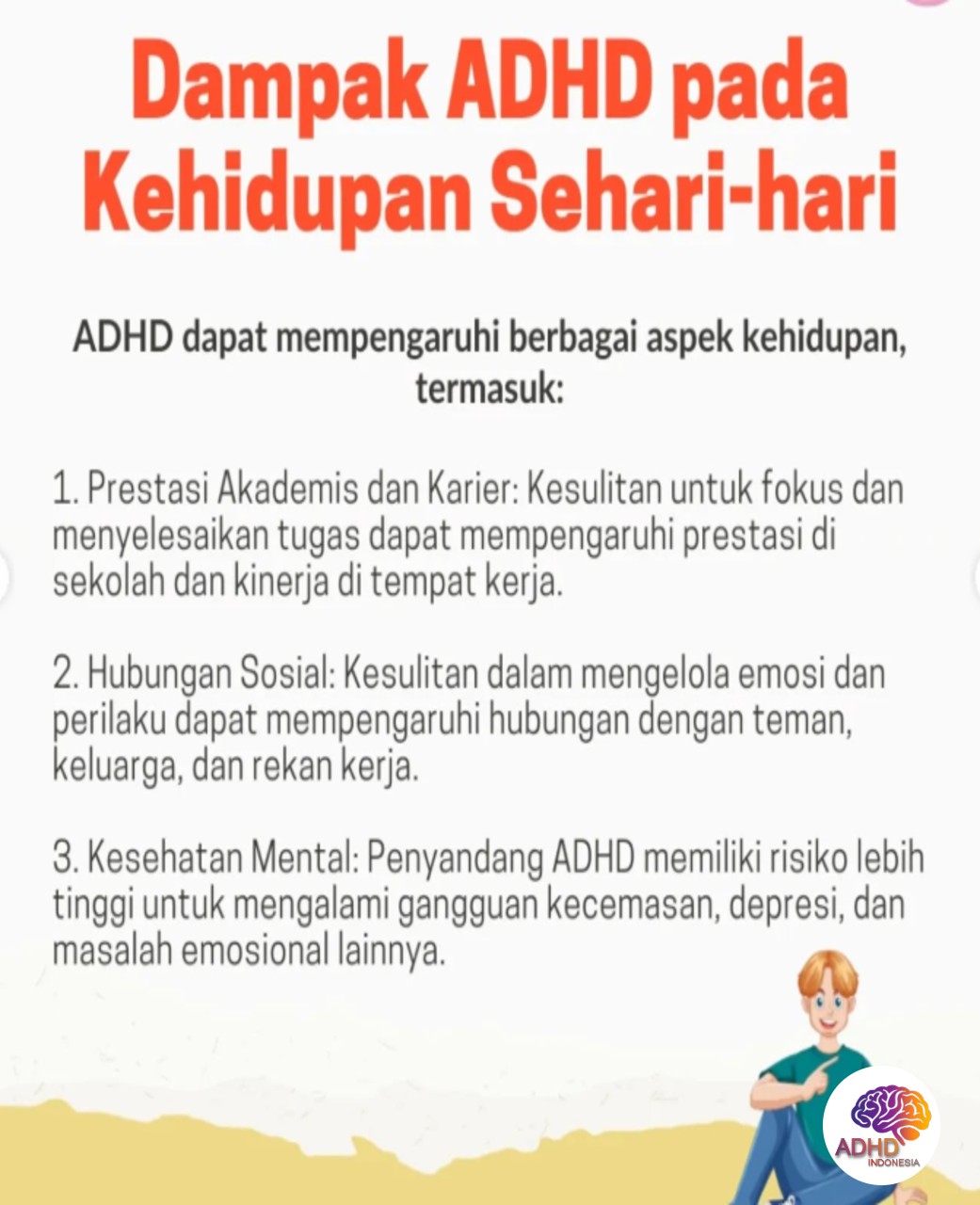 ADHD dan Hubungan Sosial Anak di Lingkungan Sekolah di Kabupaten Bondowoso