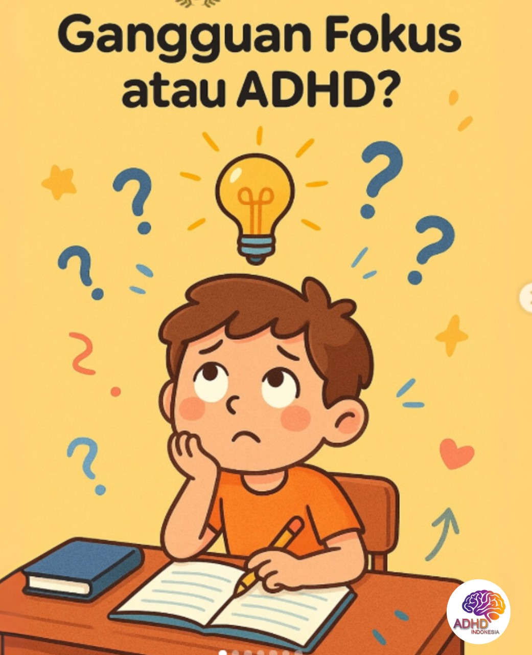 ADHD dan Kesulitan Fokus Anak: Edukasi untuk Keluarga di Kabupaten Bondowoso